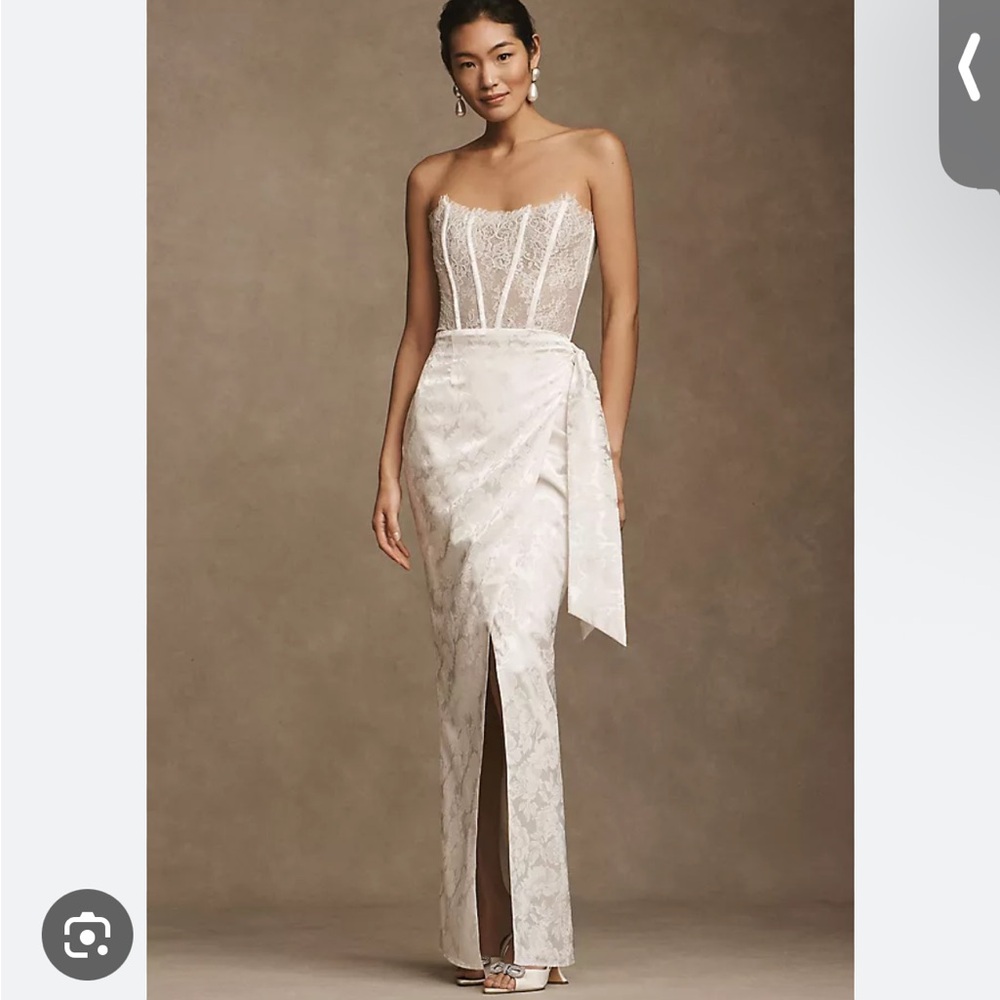 V. Chapman Jeanine Strapless Corset Wrap
